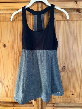 Black & Heather Gray Athletic Tank